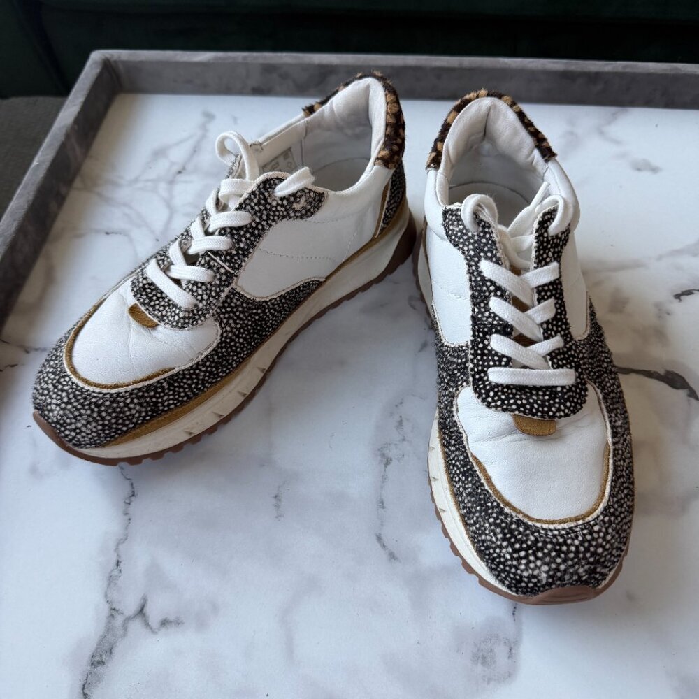 Madewell Kickoff Trainer Sneakers in Olive Grove Multi Size 8.5 - Picture 6 of 10
